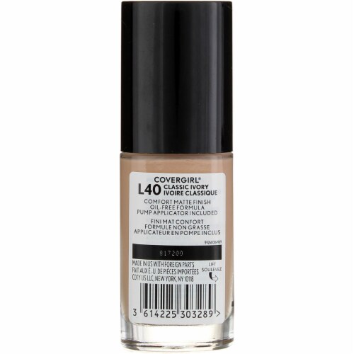 CoverGirl L40 Classic Ivory TruBlend Matte Made Liquid Foundation Perspective: back