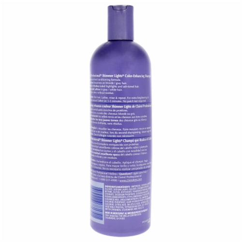 Clairol Shimmer Lights Blonde & Silver Shampoo Perspective: back