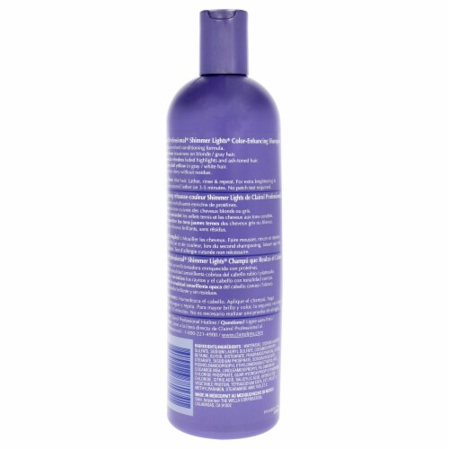 CLAIROL SHIMMER LIGHTS BLONDE SHAMPOO Perspective: back