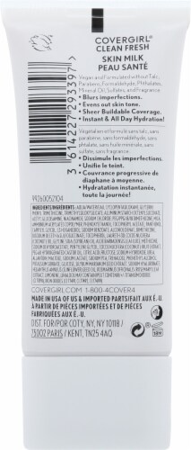 CoverGirl® Clean Fresh Skin Milk Foundation Dewy Finish 560 Medium Perspective: back