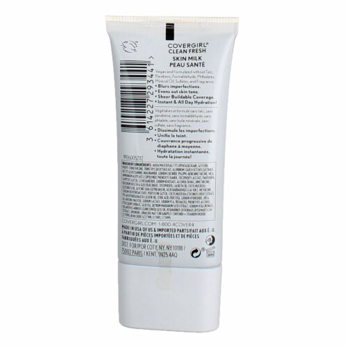 CoverGirl® Clean 640 Dark Fresh Skin Milk Foundation Perspective: back