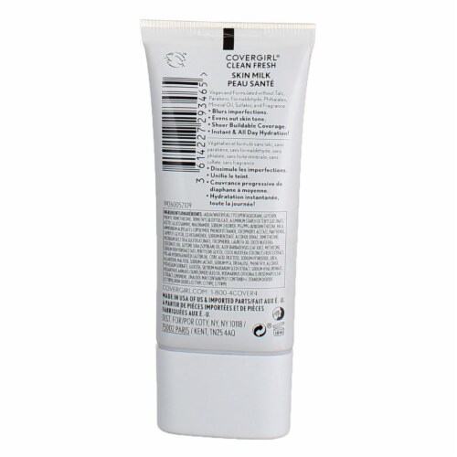 COVERGIRL Clean Fresh Skin Milk Rich/Deep Foundation Perspective: back