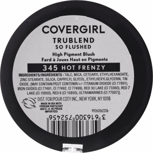 CoverGirl TruBlend So Flushed Hot & Frenzy 345 High Pigment Blush Perspective: back