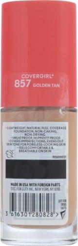 CoverGirl Outlast Extreme Wear 857 Golden Tan Foundation Perspective: back
