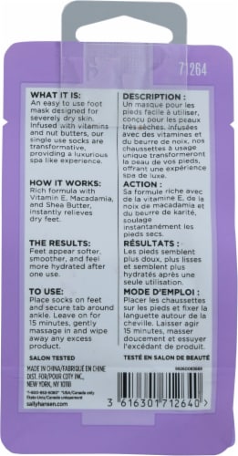 Sally Hansen® Spa Collection Hydrating Foot Mask Perspective: back