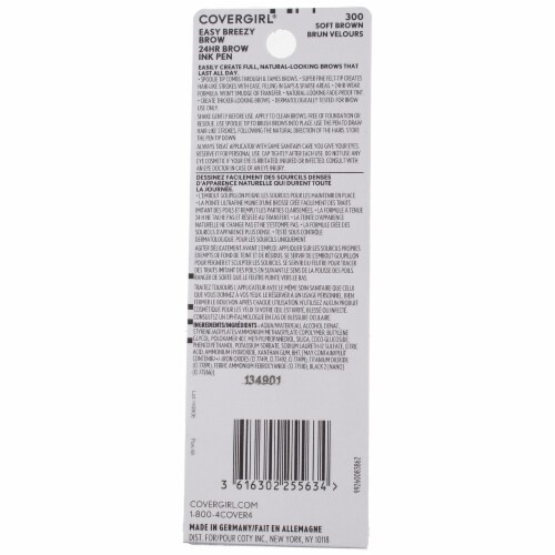 CoverGirl Easy Breezy Brow Brow Ink Pen - Soft Brown 300 Perspective: back