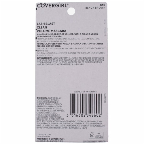 CoverGirl Lash Blast Clean Volume Mascara - 810 Black Brown Perspective: back