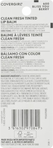 CoverGirl Clean Fresh 600 I Bliss You Berry Tinted Lip Balm Perspective: back