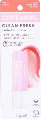 CoverGirl Clean Fresh Made for Peach Tinted Lip Balm Perspective: back