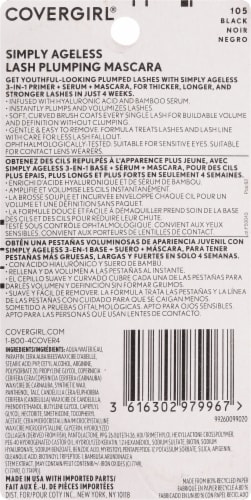 CoverGirl Simply Ageless Lash Plumping Mascara - 105 Black Perspective: back