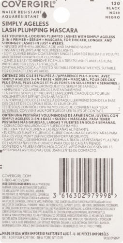 CoverGirl Simply Ageless Lash Plumping Water Resistant Mascara - 120 Black Perspective: back