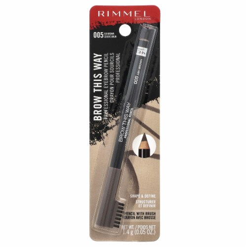 Rimmel Brow This Way Ash Brown Brow Pencil Perspective: back