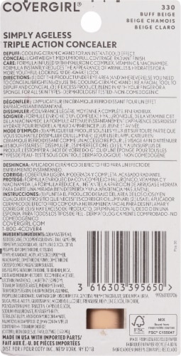 CoverGirl Simply Ageless Buff Beige Triple Action Concealer Perspective: back