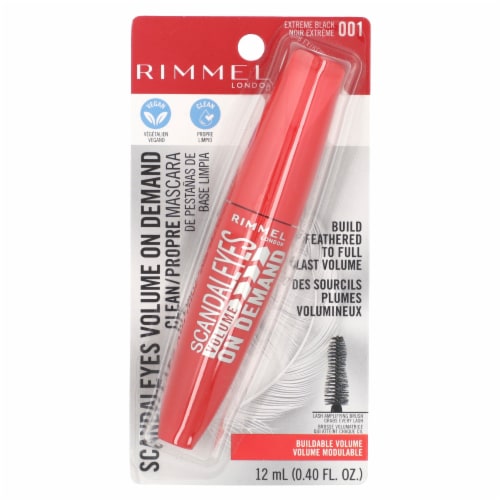 Rimmel Scandaleyes Volume on Demand Clean Mascara 001 Extreme Black Perspective: back