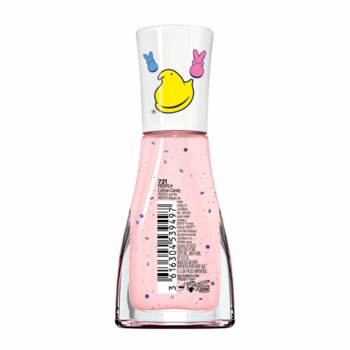Sally Hansen Insta-Dri Nail Polish x PEEPS Collection, Cotton Candy, 0.31 fl oz Perspective: back