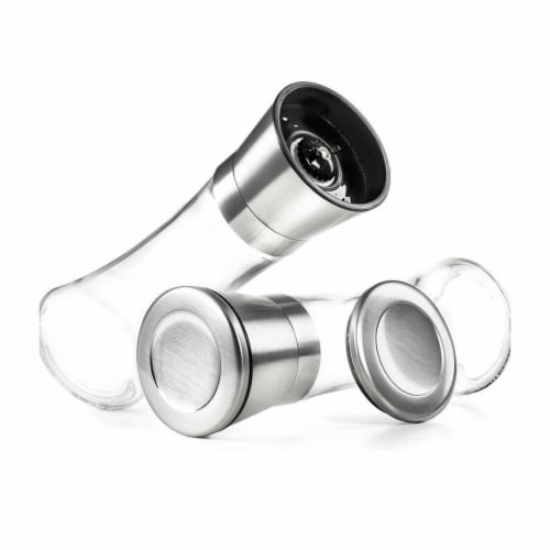 Sp Stainless Steel Salt and Pepper Grinder Shaker Set Perspective: back