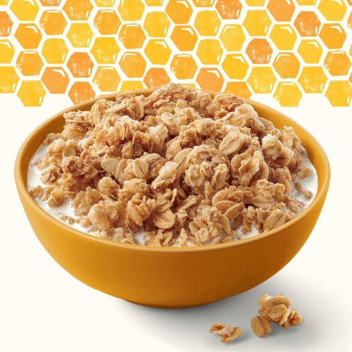 Cascadian Farm Organic Granola Oats and Honey Cereal Perspective: back