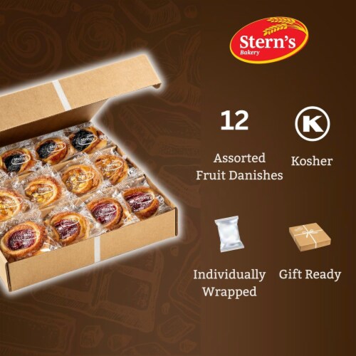 Stern’s Bakery Fruit Danish Pastries Perspective: back