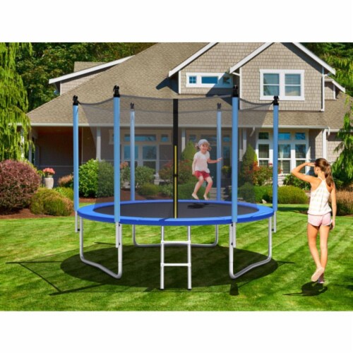Hivvago Outdoor Trampoline with Safety Closure Net-10 ft, 10 Hivvago Outdoor Trampoline with Safety Closure Net-10 ft, 10