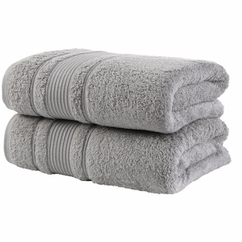 Chic Home Luxurious 2-Piece 100% Pure Turkish Cotton Bath Sheet Towels, 34  x68 , Jacquard, 2pcs - Foods Co.