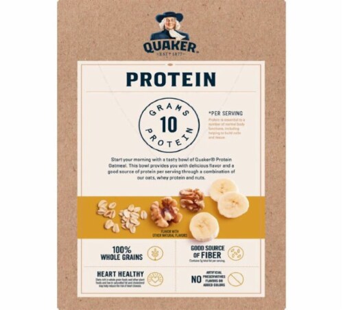 Quaker Instant Oatmeal Banana Nut - 6 Packets Perspective: back