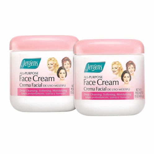 Jergens All-Purpose Face Cream Moisturizing 15oz - 6 Pack Perspective: back