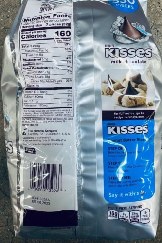 Hershey's Kisses Milk Chocolate - 330 Pcs Perspective: back