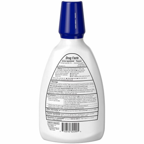 Orajel Antiseptic Mouth Sore Rinse 16 oz - Pack of 3 Perspective: back