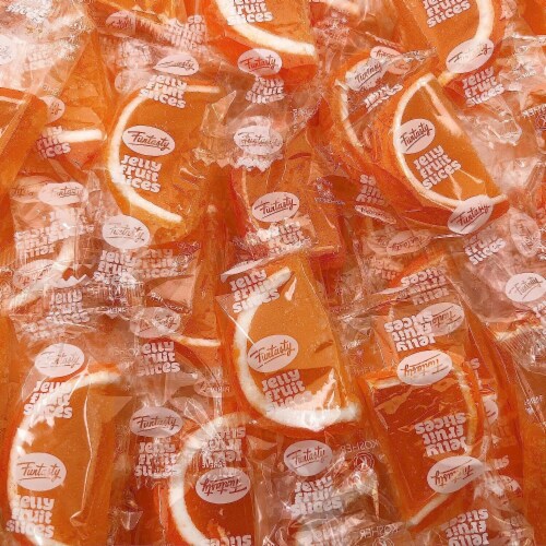 Orange Jelly Slices 2 Lbs - Wrapped Perspective: back