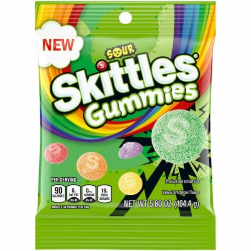 Sour Gummies Chewy Candy 5.8 oz, 2oz Fry’s Food Stores