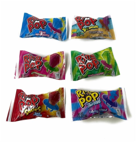 Ring Pop Hard Candy Pops Variety Pack 2.55 Pounds 44 Count, 44 Count - Baker's Ring Pop Hard Candy Pops Variety Pack 2.55 Pounds 44 Count, 44 Count - Baker's