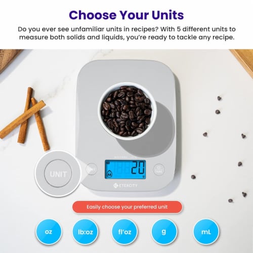 Etekcity Digital Kitchen Scale Perspective: back