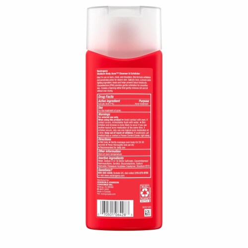 Neutrogena Stubborn Body Acne Cleanser Perspective: back