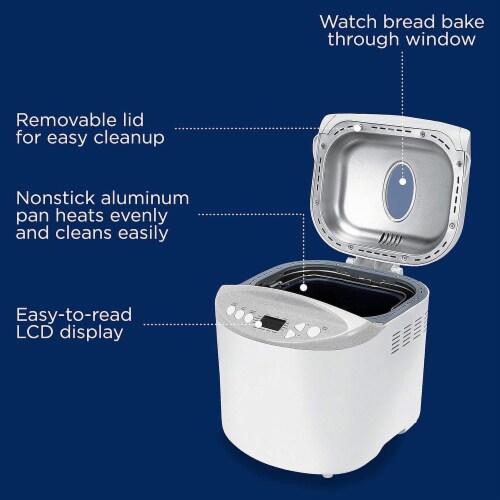 Oster Expressbake Bread Maker with Gluten White 1 Fred Meyer