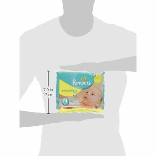 Pampers Swaddlers Diapers, Newborn 20 Count, 20 Count pack of 1 - Fred ...