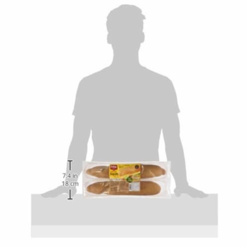 12.3-Ounces Gluten Free Baquettes Pack of 6 Perspective: back