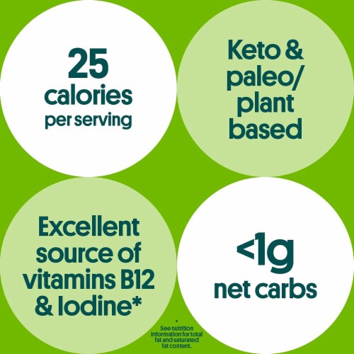 Gimme Organic Seaweed, Sea Salt & Avocado Oil, 20 Count – Keto, Vegan, Gluten-Free Snack Perspective: back