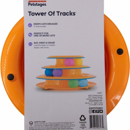 Catstages Tower of Tracks Interactive 3 Tier Cat Toy 1 Set Kroger