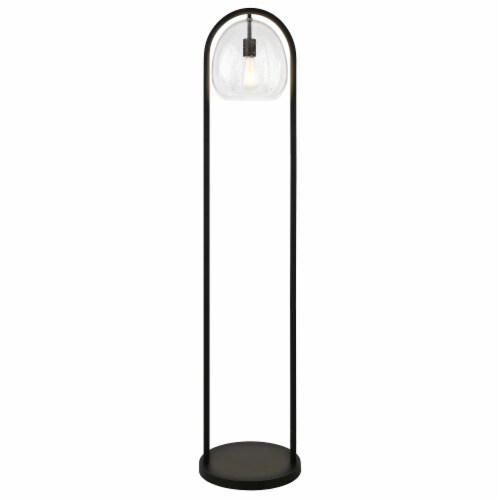 Seeded glass floor lamp hotsell