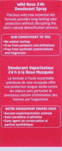 Weleda Wild Rose 24h Deodorant Spray Perspective: back