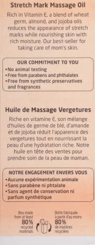 Weleda Stretch Mark Massage Oil Perspective: back