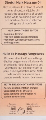 Weleda Stretch Mark Massage Oil Perspective: back