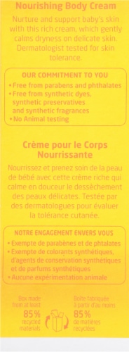 Weleda Calendula Nourishing Baby Body Cream Perspective: back