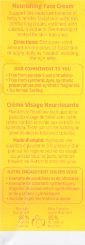 Weleda Baby Calendula Nourishing Face Cream Perspective: back