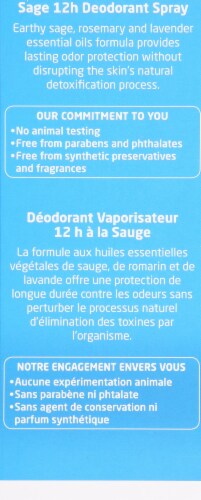 Weleda Sage 12H Deodorant Spray Perspective: back
