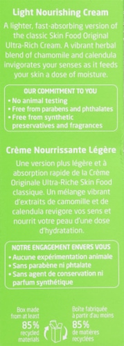 Weleda Skin Food Light Nourishing Cream Perspective: back
