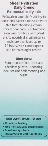 Weleda Sheer Hydration Daily Creme Perspective: back