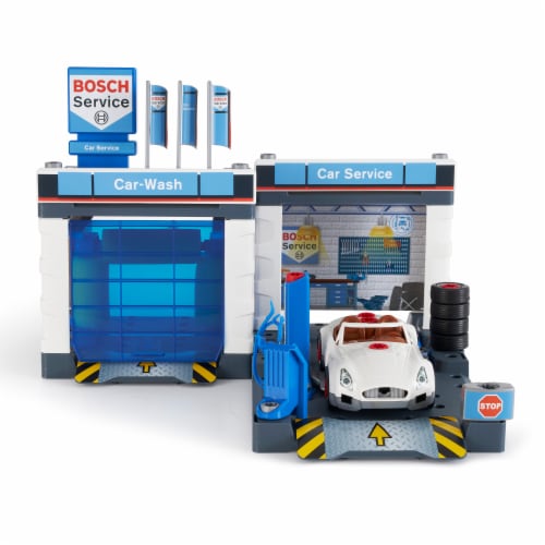 Theo Klein 8614 Bosch Childrens Kids Fun Toy Car Repair with Car Wash Playset 1 Piece Kroger
