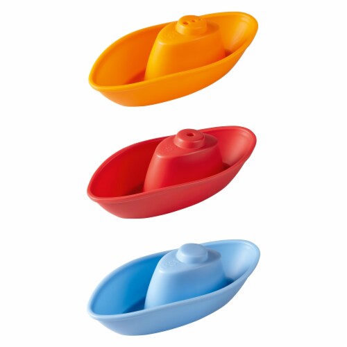 HABA 3 Piece Stacking Boat Set Perspective: back