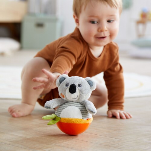 HABA Roly Poly Koala Soft Wobbling & Chiming Baby Toy Perspective: back